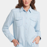 Classic Denim Shirt - Icy Lagoon