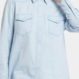 Classic Denim Shirt - Icy Lagoon