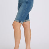 Briella 11 Inch Denim Shorts - Breezy Palms