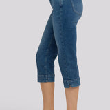 Marilyn Straight Crop Jeans - Breezy Palms