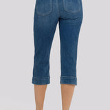 Marilyn Straight Crop Jeans - Breezy Palms
