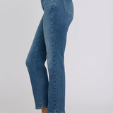 Marilyn Straight Ankle Jeans - Breezy Palms