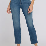 Marilyn Straight Ankle Jeans - Breezy Palms