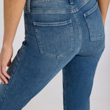 Marilyn Straight Ankle Jeans - Breezy Palms