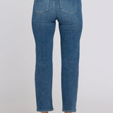 Marilyn Straight Ankle Jeans - Breezy Palms