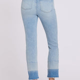 Sheri Slim Straight Ankle Jeans - Oasis Sand