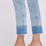 Sheri Slim Straight Ankle Jeans - Oasis Sand
