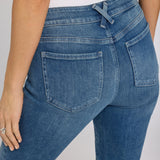 Sheri Slim Straight Jeans - Breezy Palms