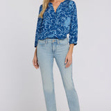Sheri Slim Straight Jeans - Keys View