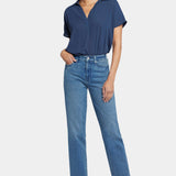 Charlotte Relaxed Jeans - Blue Island
