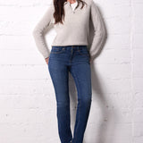Waist-Match™ Marilyn Straight Jeans - Blue Mirage