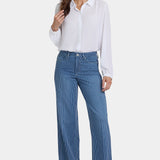 Teresa Wide Leg Jeans - Marseille Stripe