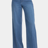 Teresa Wide Leg Jeans - Marseille Stripe