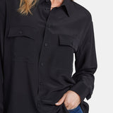 Lauren Silk Blouse - Black