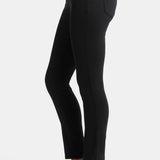 Alina Skinny Pull-On Jeans - Overdye Black