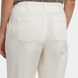 Marilyn Straight Ankle Pants - Ivory