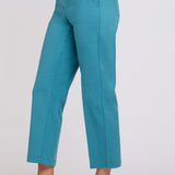Marilyn Straight Ankle Pants - Harbor Blue