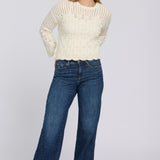 Pointelle Popover - Ivory