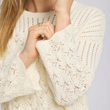 Pointelle Popover - Ivory