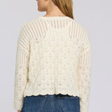 Pointelle Popover - Ivory