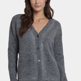Crystal Cardigan - Charcoal Heather