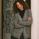 Crystal Cardigan - Charcoal Heather
