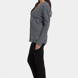 Crystal Cardigan - Charcoal Heather