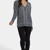 Crystal Cardigan - Charcoal Heather