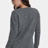 Crystal Cardigan - Charcoal Heather