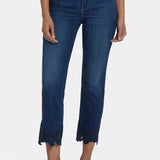 Marilyn Straight Ankle Jeans In Petite - Wonderland