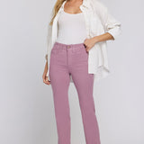 Marilyn Straight Jeans In Petite - Dusky Daisy