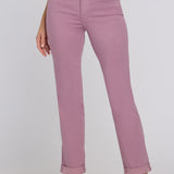 Marilyn Straight Jeans In Petite - Dusky Daisy