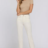 Marilyn Straight Jeans In Petite - Vintage White