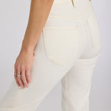 Marilyn Straight Jeans In Petite - Vintage White