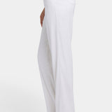 Marilyn Straight Pants In Petite - Optic White