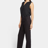 Marilyn Straight Pants In Petite - Black