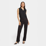 Marilyn Straight Pants In Petite - Black