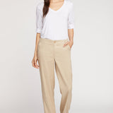 Marilyn Straight Pants In Petite - Feather
