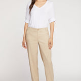 Marilyn Straight Pants In Petite - Feather