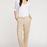 Marilyn Straight Pants In Petite - Feather