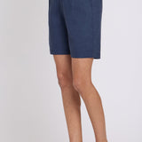 Relaxed Shorts In Petite - Oxford Navy