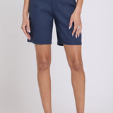 Relaxed Shorts In Petite - Oxford Navy