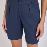 Relaxed Shorts In Petite - Oxford Navy