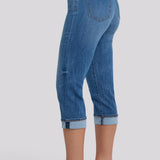 Marilyn Straight Crop Jeans In Petite - Wild River