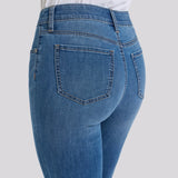 Marilyn Straight Crop Jeans In Petite - Wild River