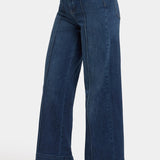 Teresa Wide Leg Jeans In Petite - Louvre Sapphire