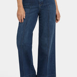 Teresa Wide Leg Jeans In Petite - Louvre Sapphire
