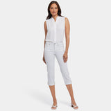 Marilyn Straight Crop Jeans In Petite - Palencia Stripe