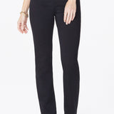 Marilyn Straight Pants In Petite   - Black