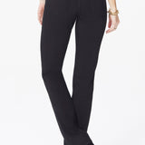 Marilyn Straight Pants In Petite   - Black